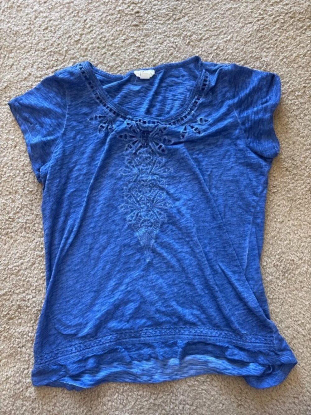 Dark Blue Y2K Shirt